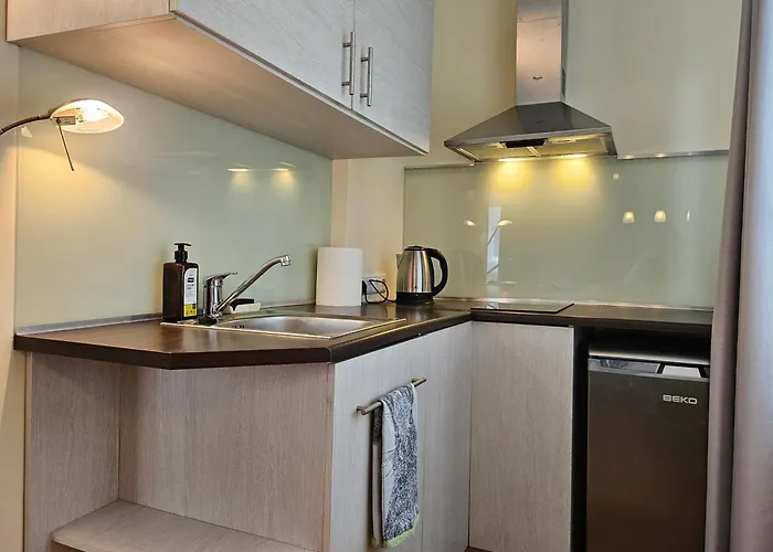 Apartment Bright Studio, Free Parking, Ltd Avail